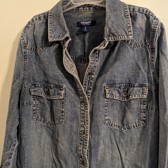 Old Navy Denim Shirt - Picture 3 of 6